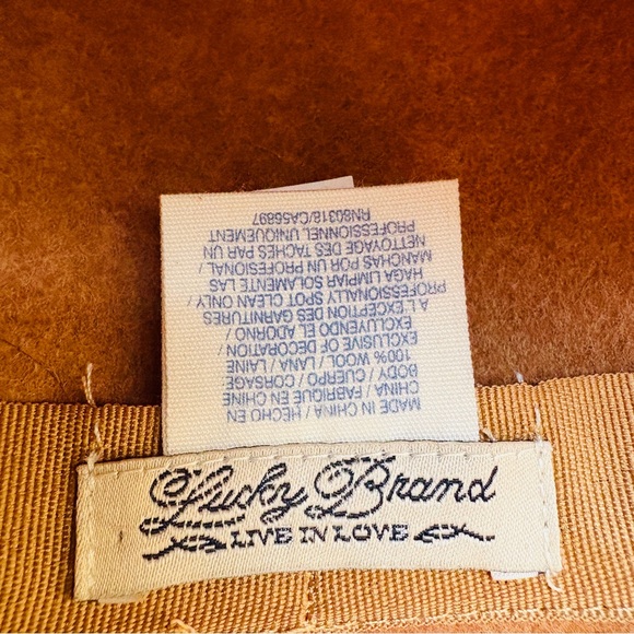Lucky Brand Brown Fedora Hat - Picture 5 of 5